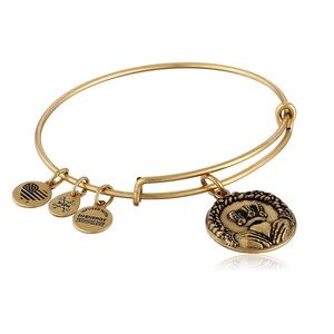 Alex and Ani Gold Claddagh Bangle